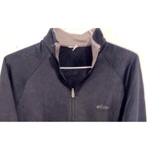 Columbia Golf Pullover Men's L Black 1/4 Zip Long Sleeve
